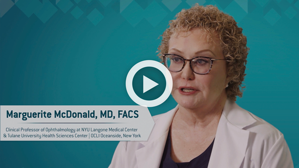 Dr. Marguerite McDonald discusses surgery and shares her patient’s postoperative treatment with LOTEMAX® SM (loteprednol etabonate ophthalmic gel) 0.38%.