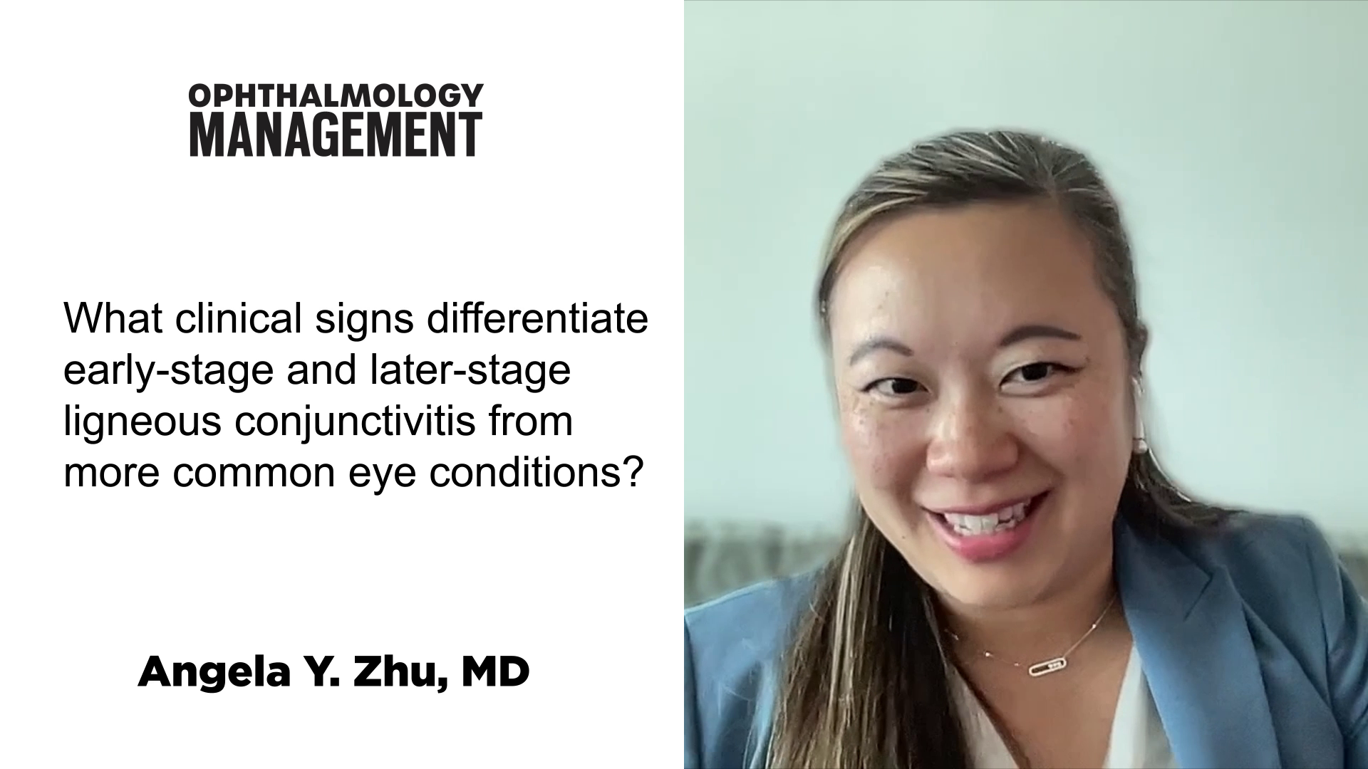 Progression of Ligneous Conjunctivitis