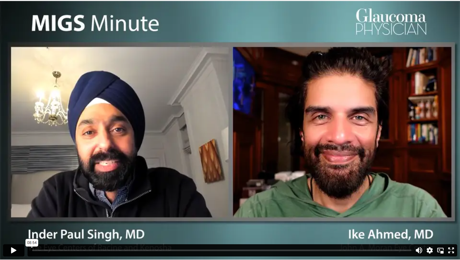 Episode 3: Inder Paul Singh, MD and Ike Ahmed, MD discuss the use of MIGS in advanced cases of glaucoma.